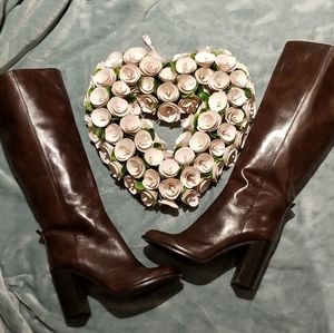 NWOT KATE SPADE LEATHER TALL BOOTS- ***NEW*** without the box - SIZE 9